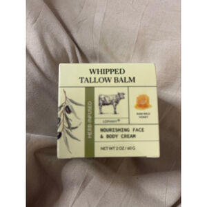 NEW Beef Tallow Honey Balm-Natural Face Body Moisturizer Nourish Hydrate 2oz